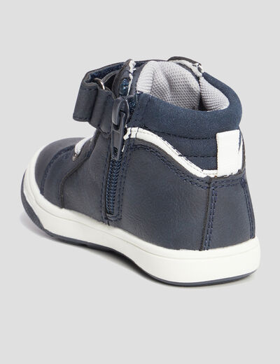 Baskets montantes Le Roi lion Simba bleu marine bébé garçon
