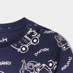 T-shirt manches longues coton bleu marine bébé garçon