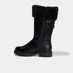 Bottes fourr&eacute;es &agrave; pompons noir fille