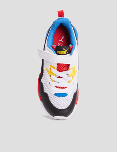 Runnings à scratchs Puma X Ray Lite blanc garçon
