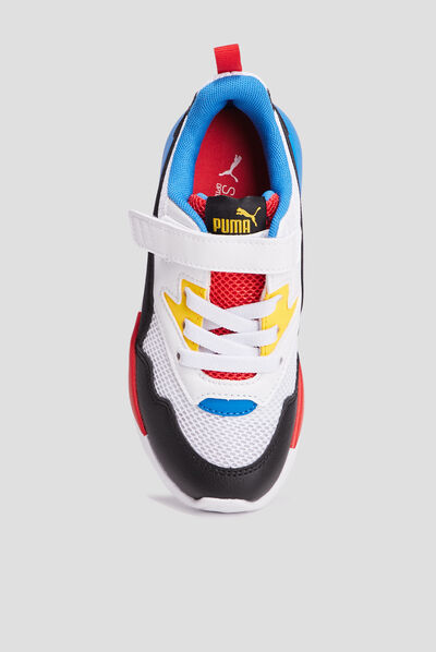 Runnings à scratchs Puma X Ray Lite blanc garçon
