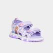 Sandales semelle lumineuse Reine neiges violet fille