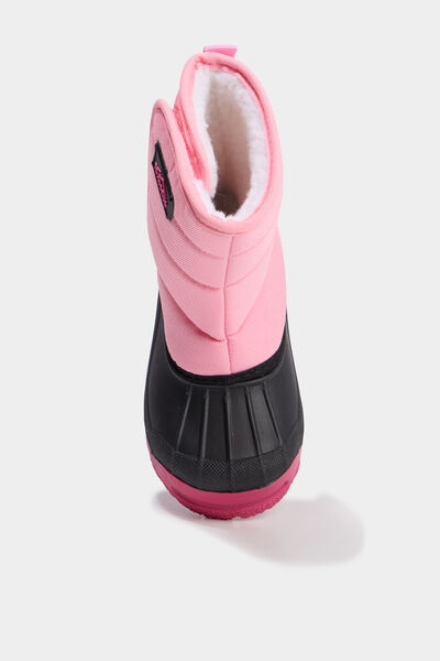 Bottes de neige fourr&eacute;es rose b&eacute;b&eacute; fille