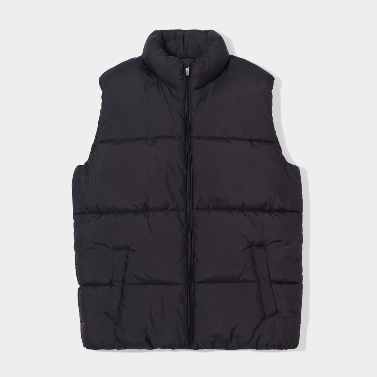 Doudoune sans manches zippée noir homme