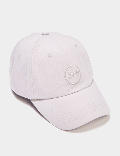 Casquette gris clair homme