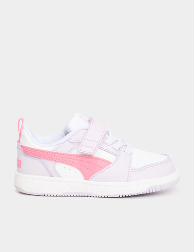 Tennis à lacets Puma rose fushia fille