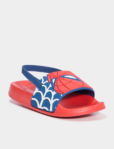 Mules de plage Spider-Man rouge garçon