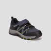 Baskets running à scratchs Trappeur bleu marine garçon