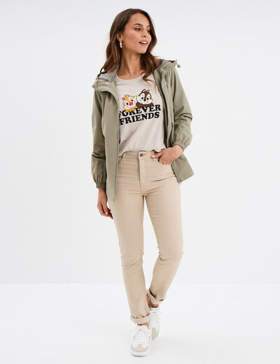 T-shirt manches courtes coton Tic et Tac sable femme