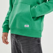 Sweat oversize à capuche hoodie Creeks vert homme
