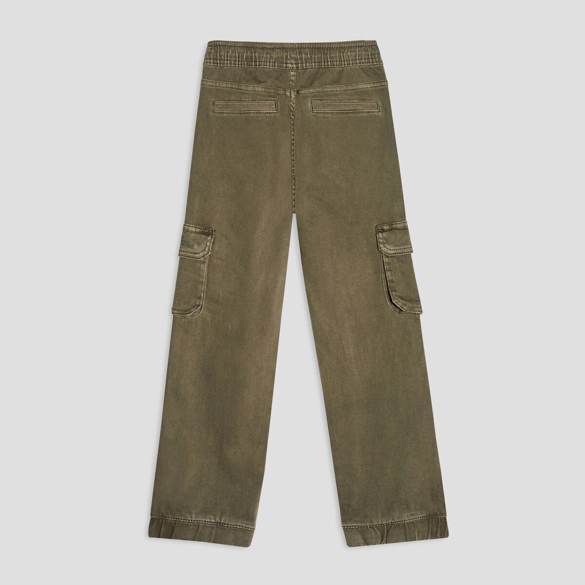 Pantalon jogger vert kaki gar&ccedil;on