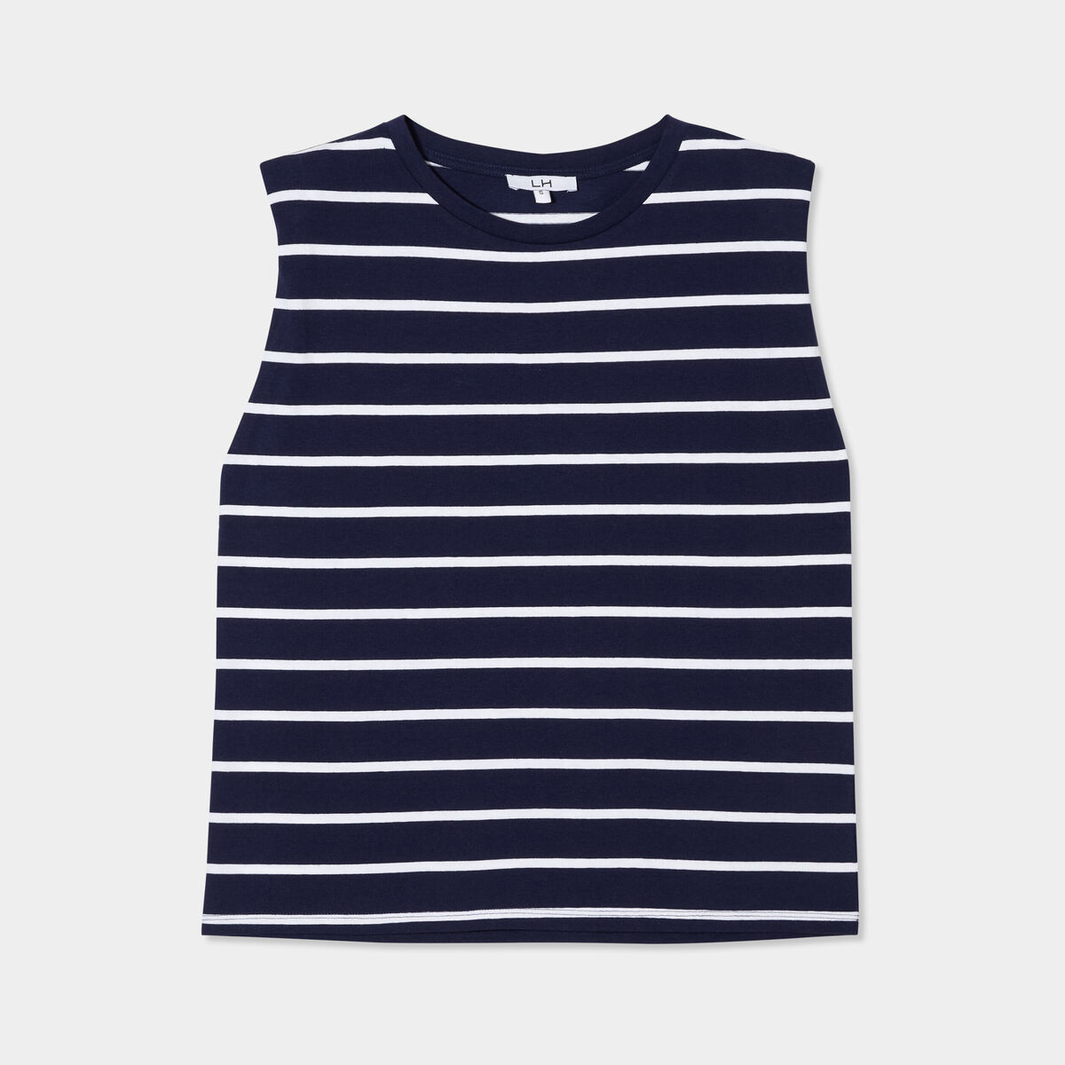 T-shirt avec épaulettes col rond coton ecru femme