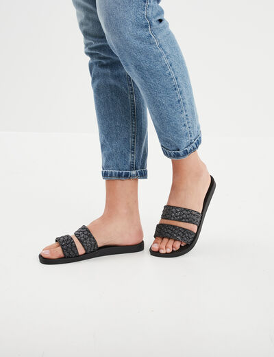 Tongs Ipanema Renda noir femme