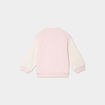 Veste teddy boutonnée rose clair bébé fille