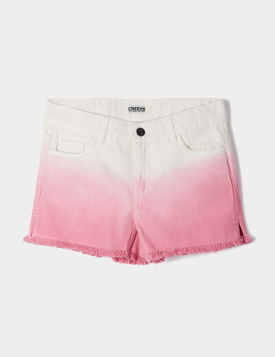 Short droit 5 poches Creeks rose fille