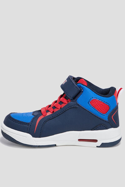 Baskets montantes Avengers bleu garçon