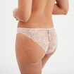 Culotte en dentelle rose clair femme
