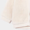 Gilet fausse fourrure zippé à capuche beige bébé garçon