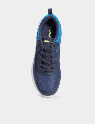 Baskets running bleu garçon