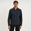 Surchemise zipp&eacute;e s&eacute;chage rapide bleu fonc&eacute; homme