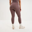 Legging de sport taille haute mauve femme
