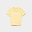 T-shirt &agrave; manches courtes coton jaune b&eacute;b&eacute; gar&ccedil;on