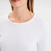 T-shirt thermique Damart x Trappeur blanc femme