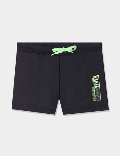 Boxer de bain noir garçon