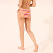 Bas de maillot de bain à nouettes multicolore femme