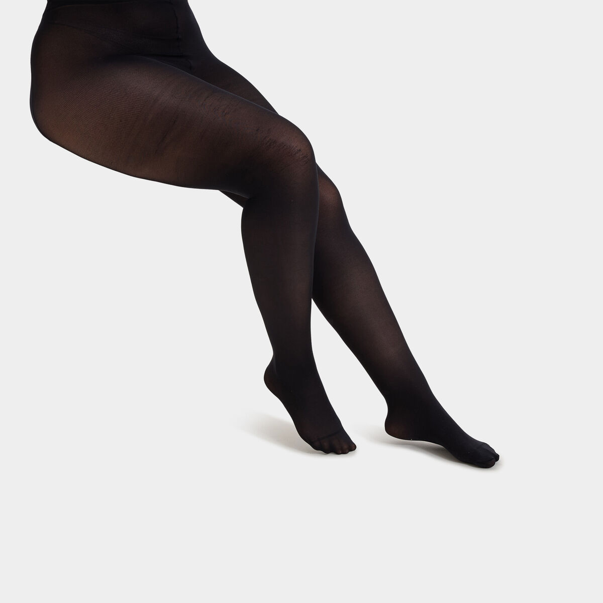 Lot de 2 collants 40D noir femme