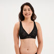 Soutien-gorge triangle dentelle noir femme