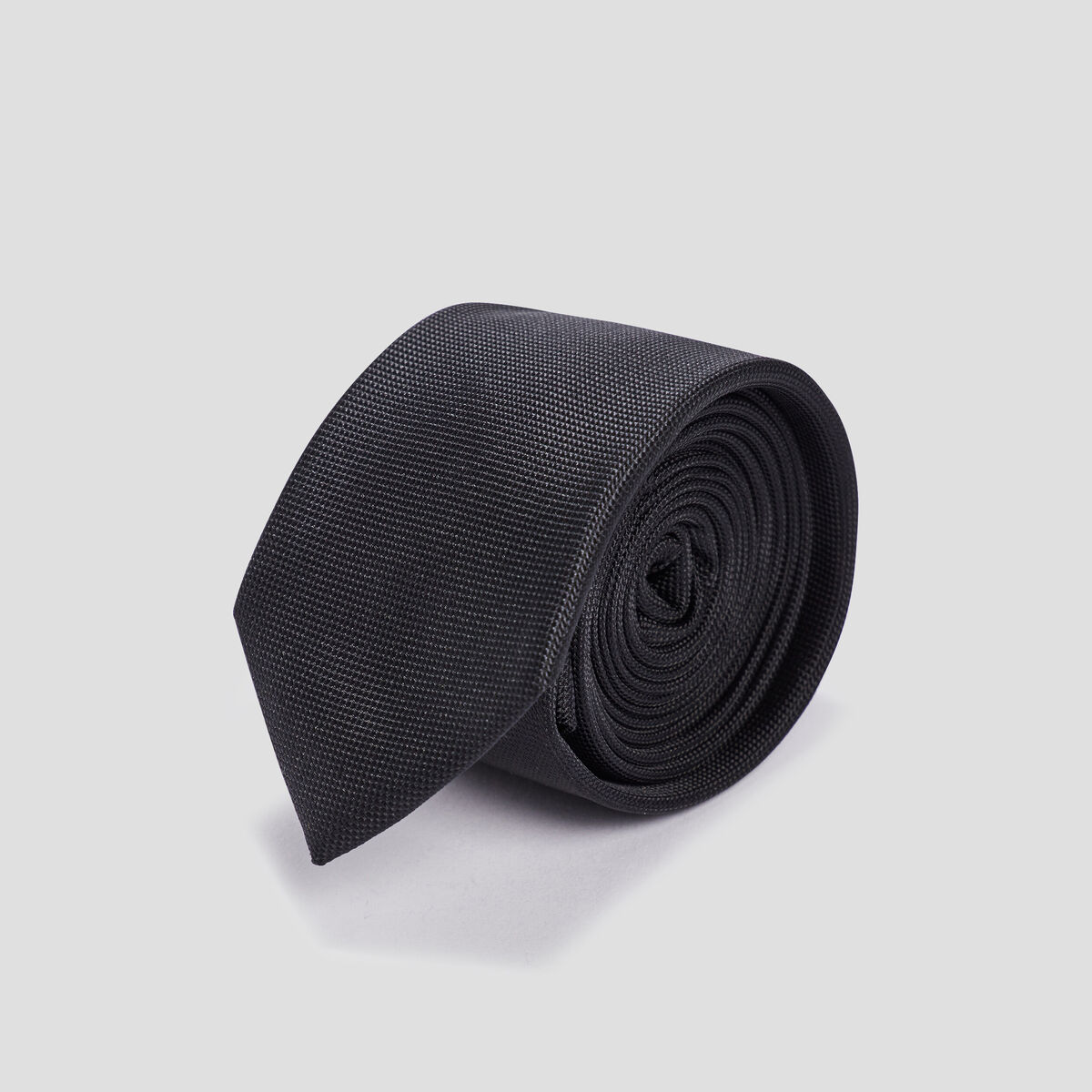 Cravate texturée noir homme
