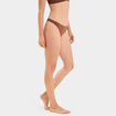 String microfibre sans coutures marron femme