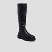 Bottes semelles crantées noir femme