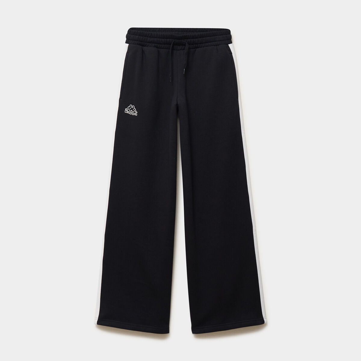 Pantalon de jogging molletonn&eacute; Kappa noir femme