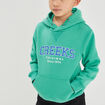 Sweat à capuche hoodie Creeks vert garçon