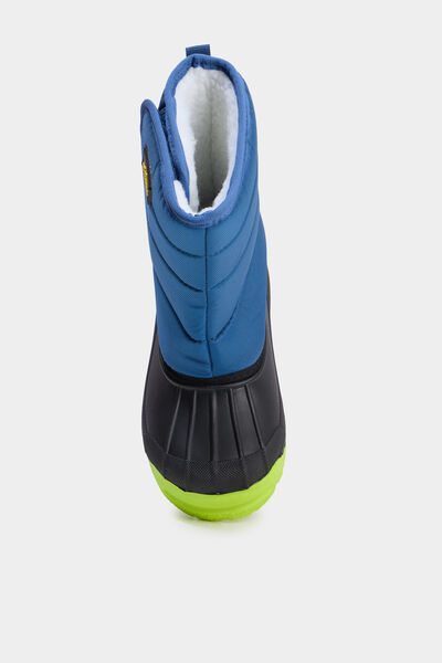 Bottes de neige fourr&eacute;es bleu marine gar&ccedil;on