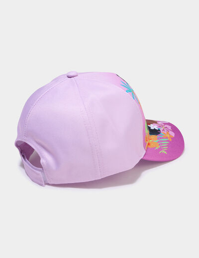 Casquette Vaiana rose fille