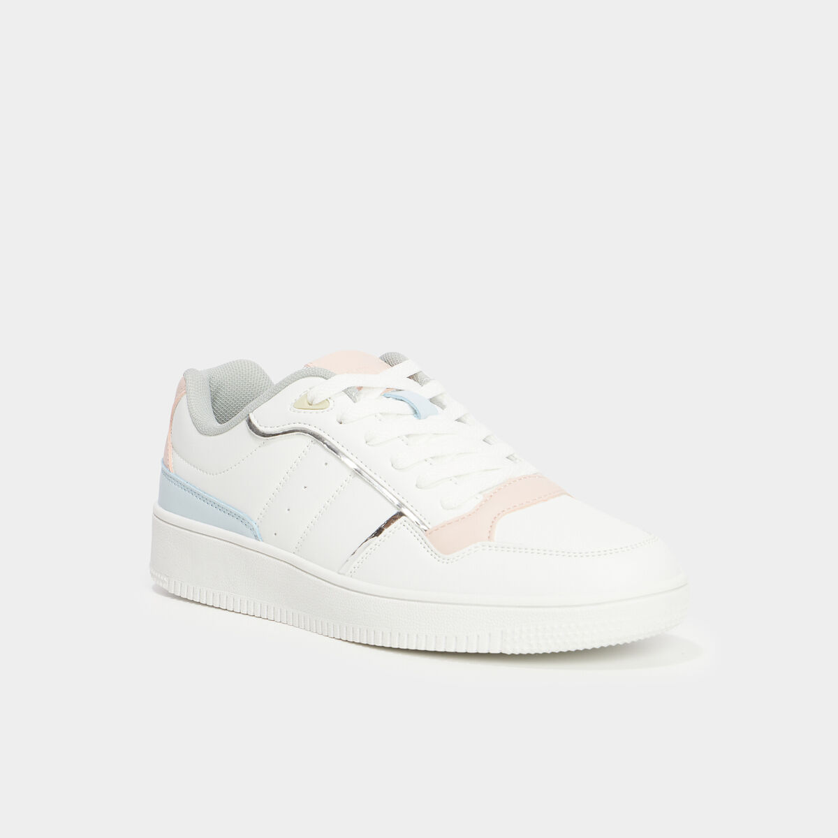 Tennis basses semelle épaisse Creeks multicolore femme