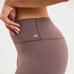 Legging corsaire de sport stretch mauve femme