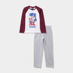 Ensemble pyjama pantalon t-shirt Sonic blanc gar&ccedil;on