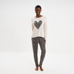 Ensemble pyjama legging et t-shirt sable femme