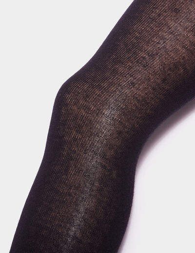 Collant opaque noir fille