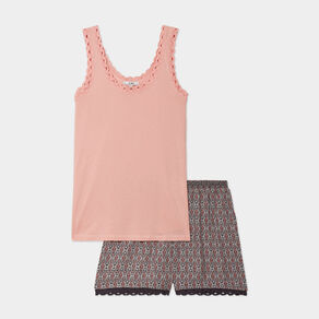 ensemble pyjama 2 pieces gris femme Ensemble pyjama 2 pièces gris femme