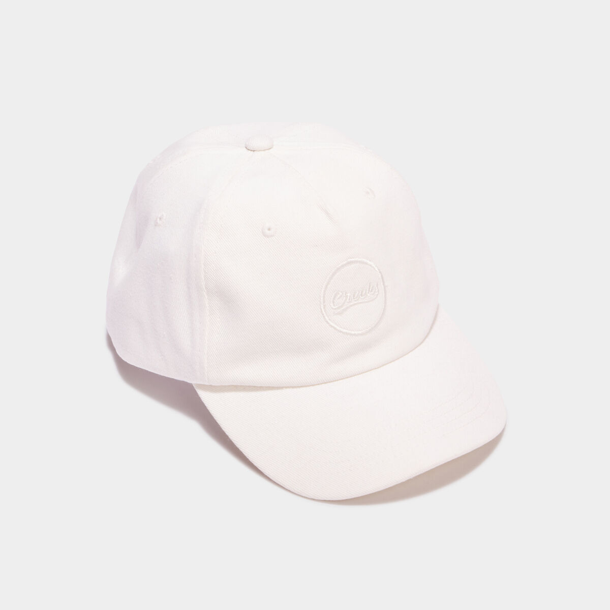 Casquette logo Creeks blanc garçon