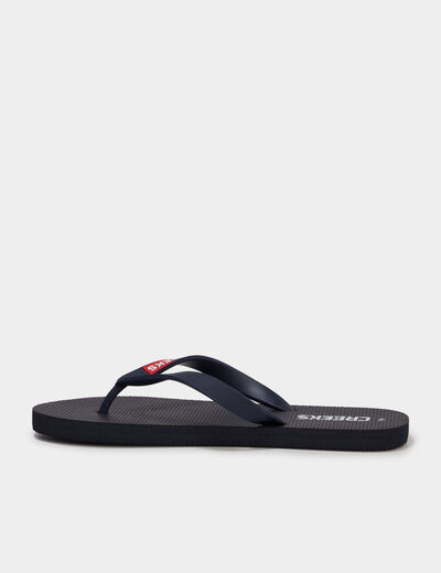 Tongs bleu marine homme