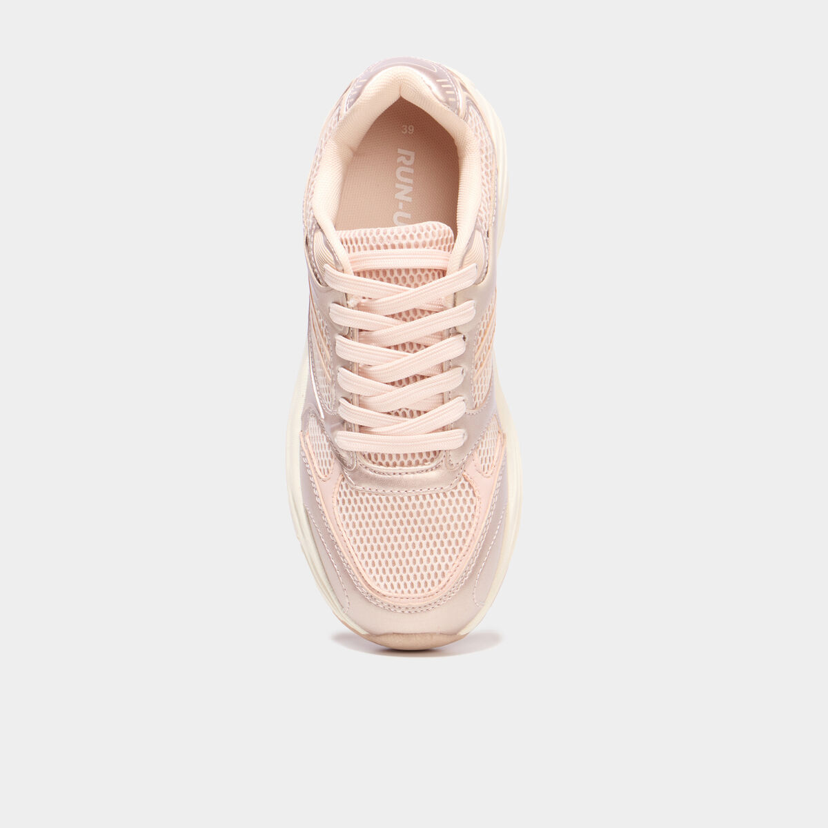 Baskets running rose femme