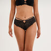 Shorty en dentelle noir femme