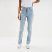 Jeans regular 5 poches coton denim double stone femme