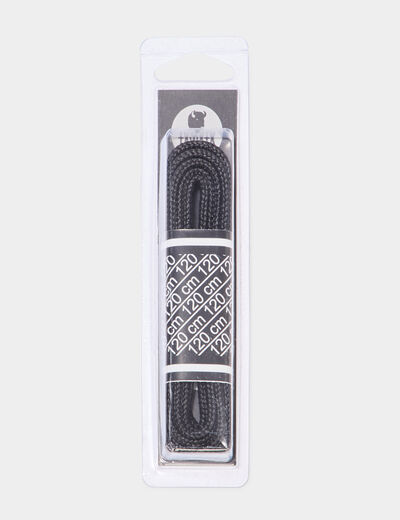 Lacet rond 120 cm Tawata noir mixte
